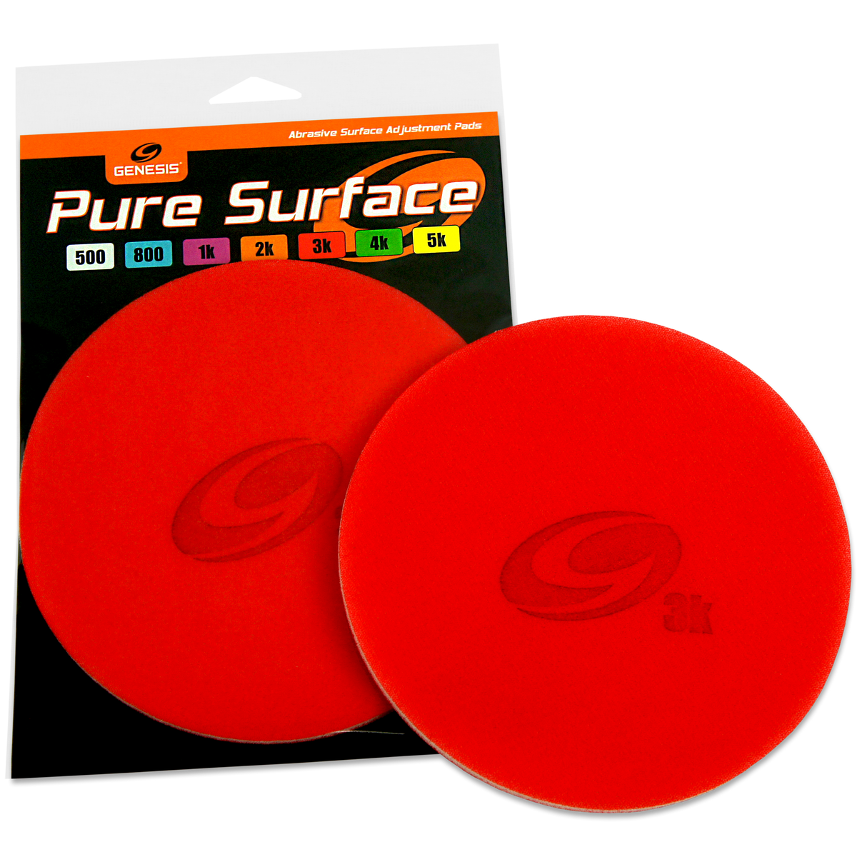 Genesis Pure Surface 3000 Grit Red bowling ball surface adjustment