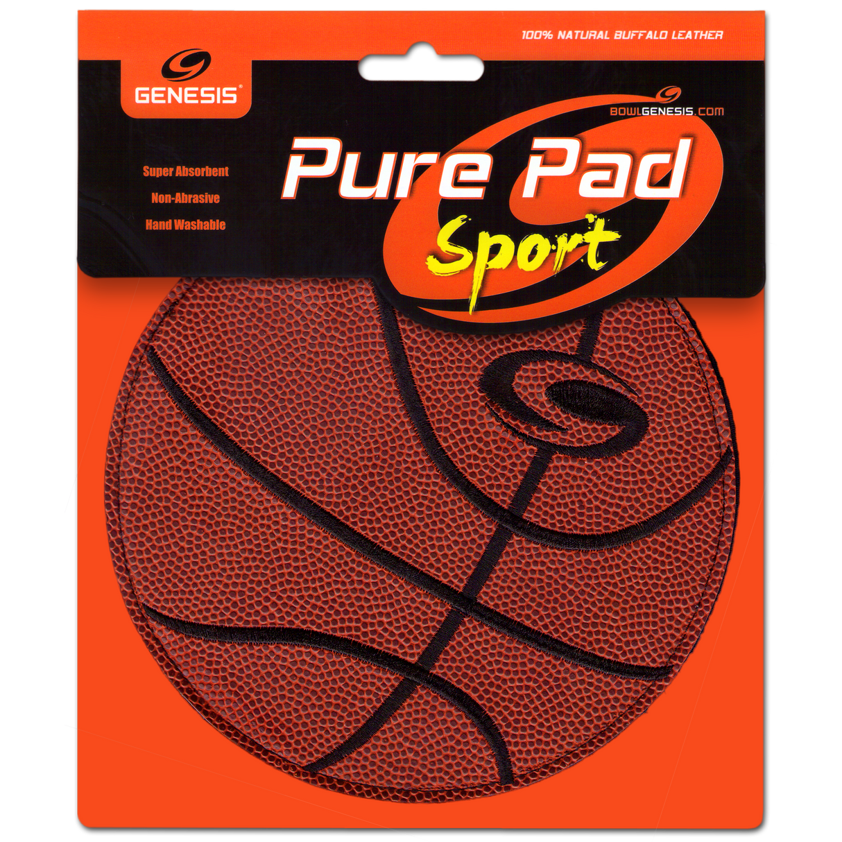 Genesis Pure Pad Sport Leather Ball Wipe Basketball shammy