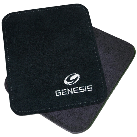 Genesis Pure Pad Buffalo Leather Bowling Ball Wipe Black Shammy