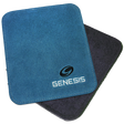 Genesis Pure Pad Buffalo Leather Bowling Ball Wipe Blue Shammy