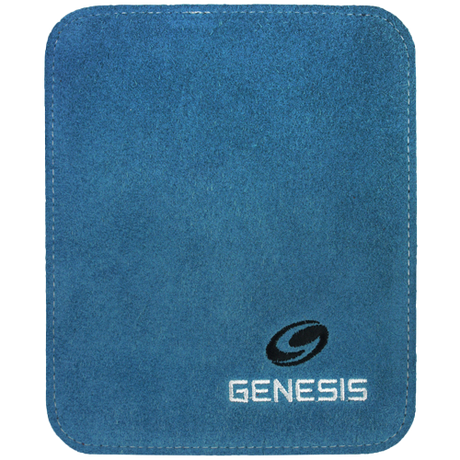 Genesis Pure Pad Buffalo Leather Bowling Ball Wipe Blue Shammy