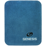 Genesis Pure Pad Buffalo Leather Bowling Ball Wipe Blue Shammy