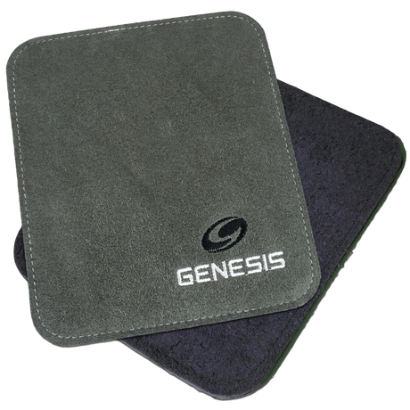 Genesis Pure Pad Buffalo Leather Bowling Ball Wipe Grey Shammy