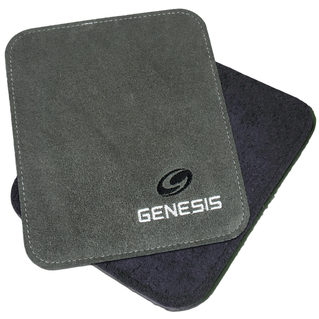 Genesis Pure Pad Buffalo Leather Bowling Ball Wipe Grey Shammy