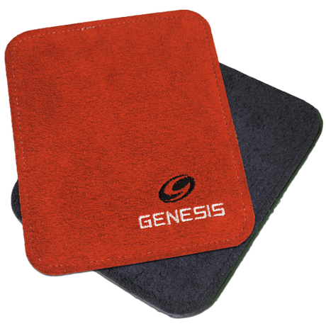 Genesis Pure Pad Buffalo Leather Bowling Ball Wipe Orange