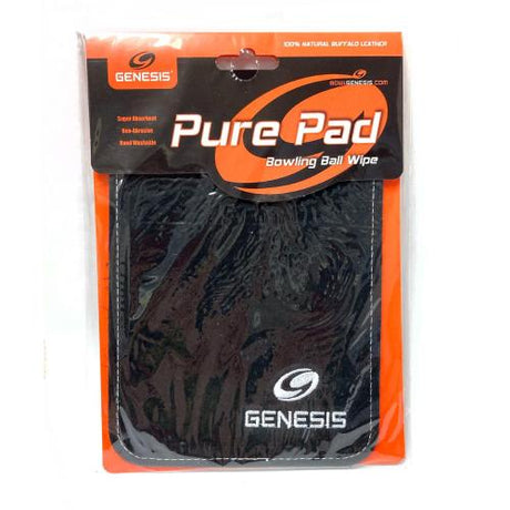Genesis Pure Pad Buffalo Leather Bowling Ball Wipe Black