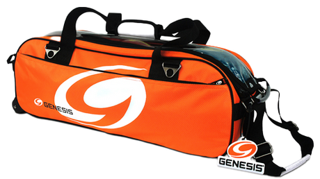 Genesis Sport Triple Roller Tote Orange