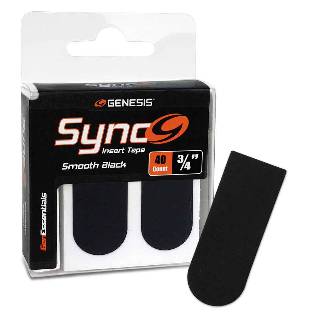 Genesis Sync Black 3/4" Insert Tape (40ct)