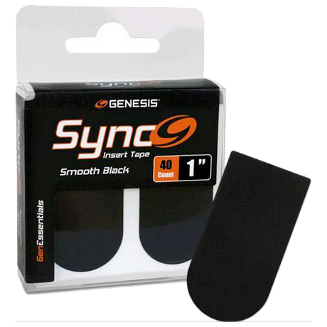 Genesis Sync Black 1" Insert Tape (40ct)