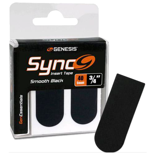 Genesis Sync Black 3/4" Insert Tape (40ct)