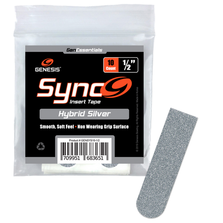 Genesis Sync Silver 1/2" Insert Tape (10ct)