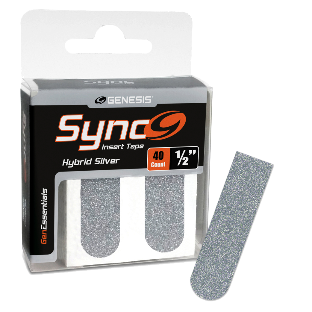 Genesis Sync Silver 1/2" Insert Tape (40ct)