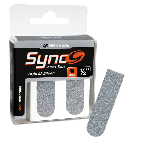 Genesis Sync Silver 1/2" Insert Tape (40ct)