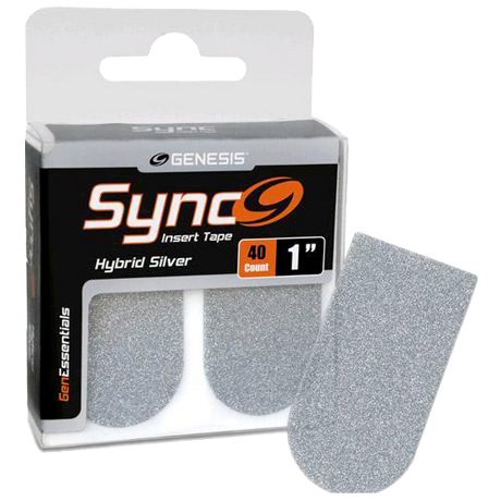 Genesis Sync Silver 1" Insert Tape (40ct)