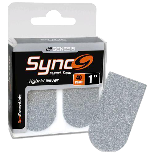 Genesis Sync Silver 1" Insert Tape (40ct)