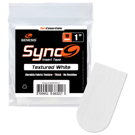 Genesis Sync White 1" Insert Tape (10ct)