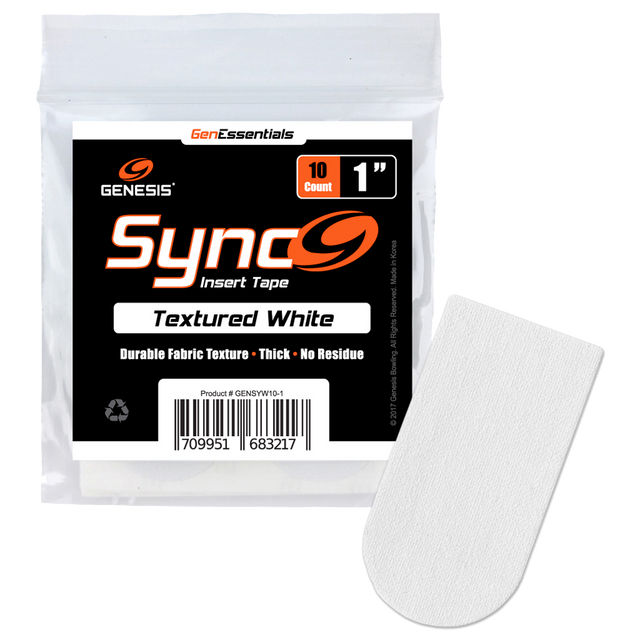 Genesis Sync White 1" Insert Tape (10ct)