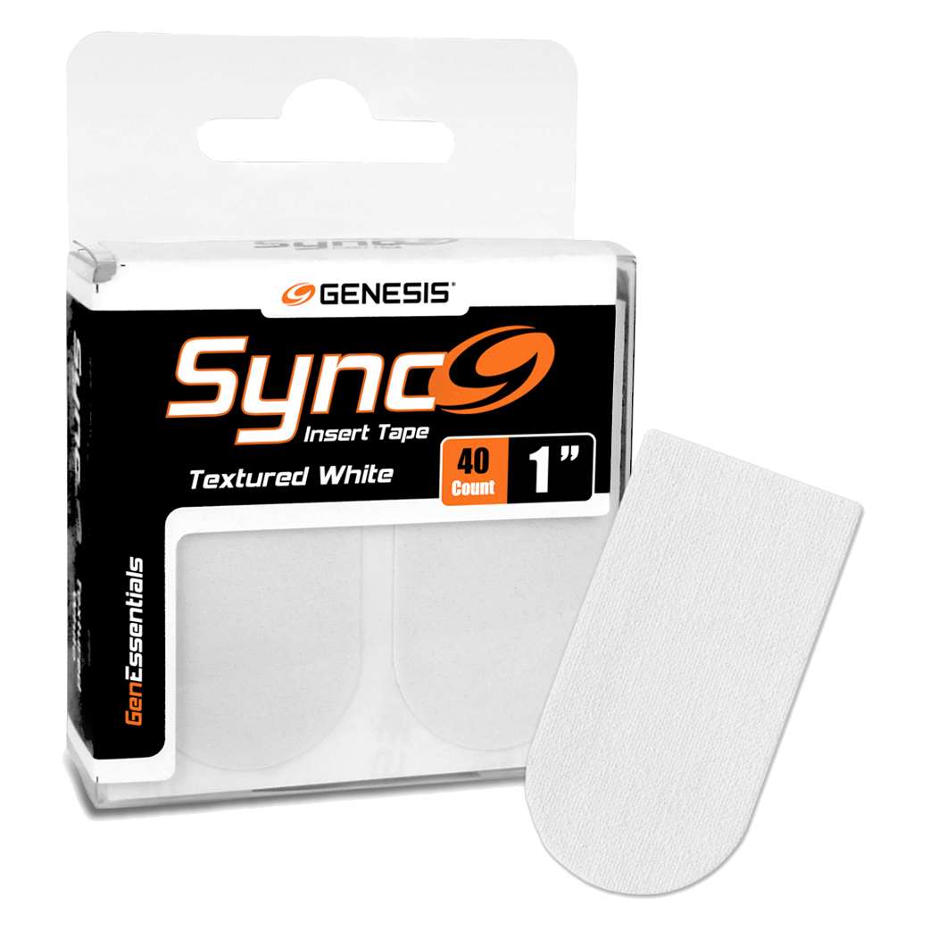 Genesis Sync White 1" Insert Tape (40ct)