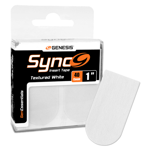 Genesis Sync White 1" Insert Tape (40ct)