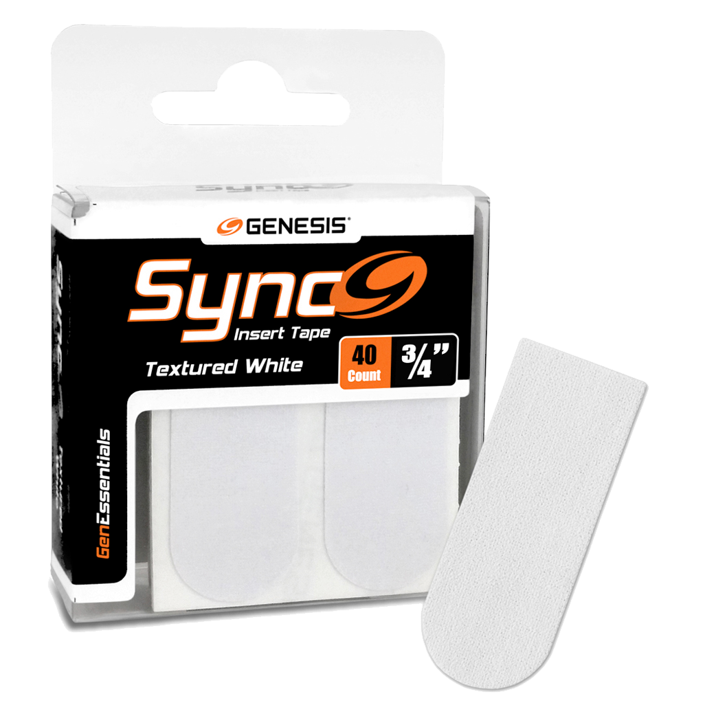 Genesis Sync White 3/4" Insert Tape (40ct)