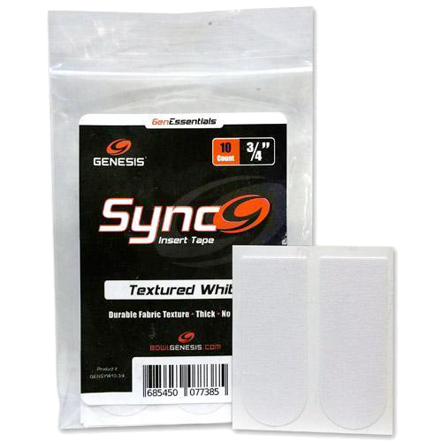 Genesis Sync White 3/4" Insert Tape (10ct)