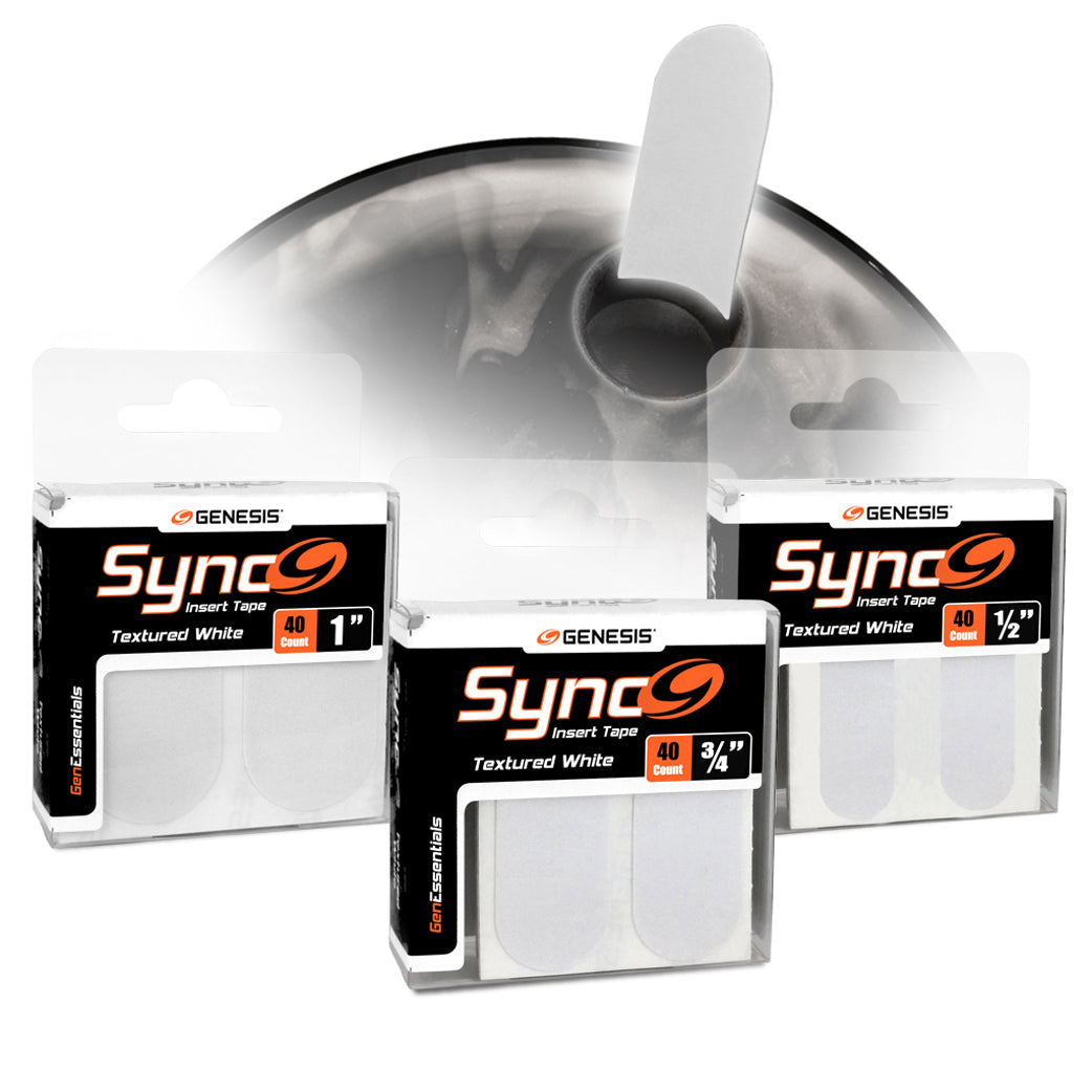 Genesis Sync White 1" Insert Tape (40ct)