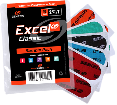 Genesis Excel Classic Tape Sample Pack (2 each style)