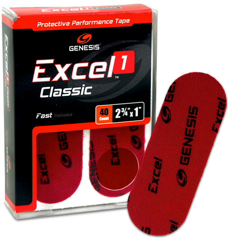 Genesis Excel 1 Classic Tape Red (40ct)