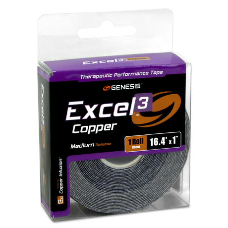 Genesis Excel Copper 3 Performance Tape Purple Roll