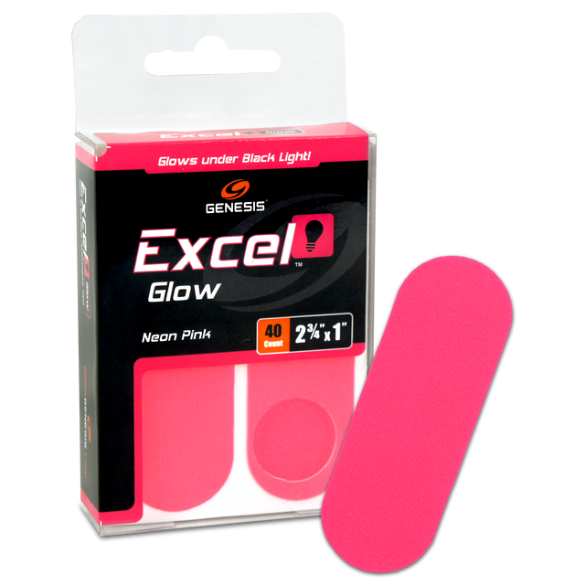 Genesis Excel Glow Neon Pink Black Light Performance Tape (40ct)