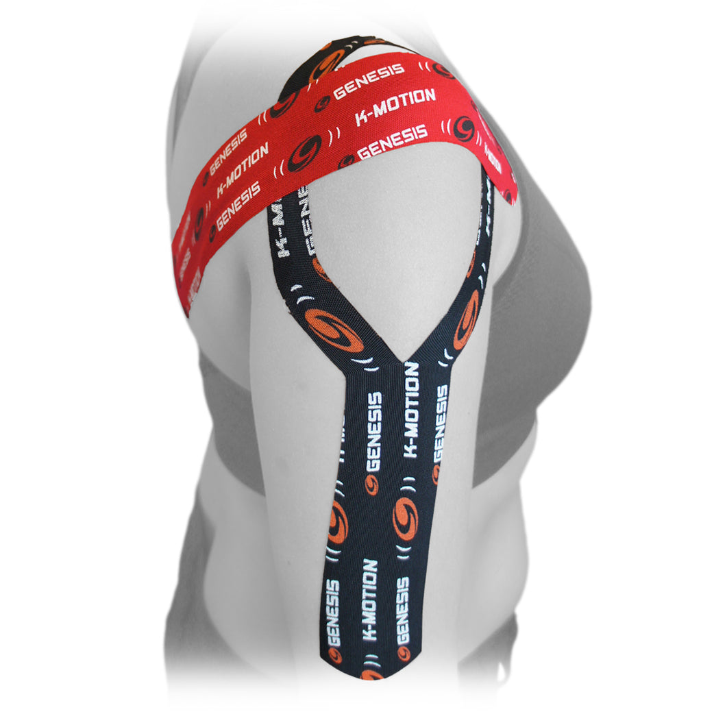Genesis K-Motion Tape Precut Red (20/pk)