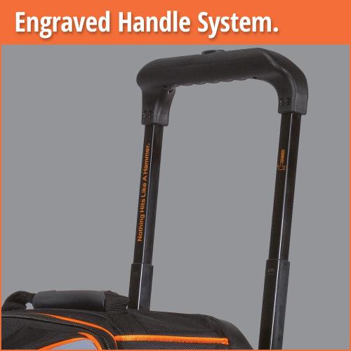 Hammer Gauntlet Triple Roller Bowling Bag Grey