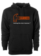 Hammer Bowling Orange Tagline Hoodie