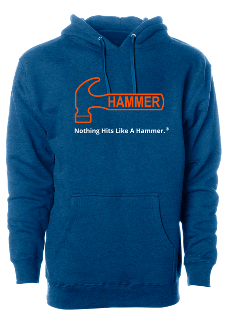 Hammer Bowling Orange Tagline Hoodie