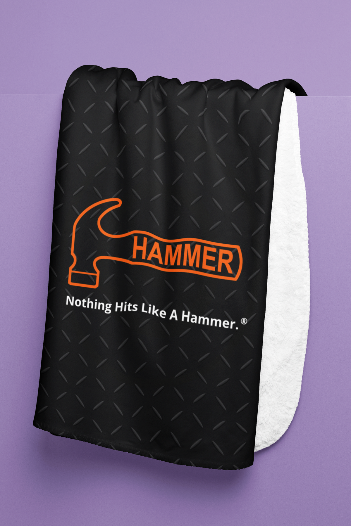 Hammer Diamond Plate 50" x 60" Plush Blanket