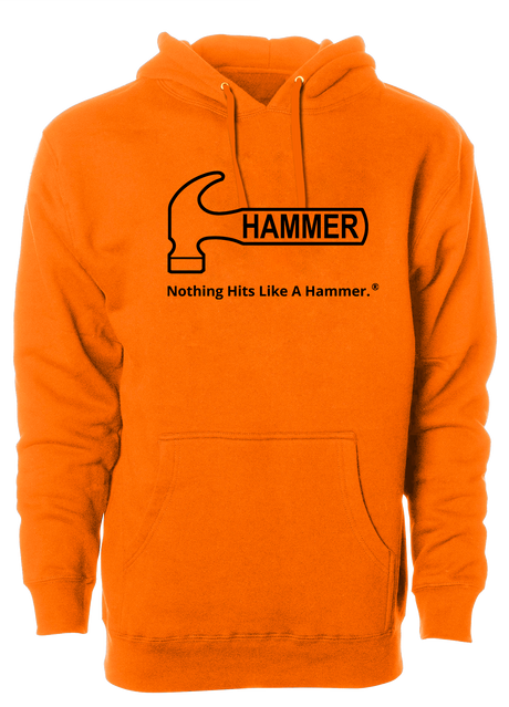 Hammer Bowling Black Tagline Hoodie