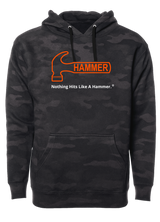 Hammer Bowling Orange Tagline Hoodie