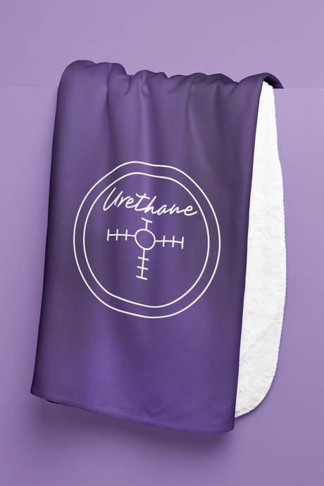 Hammer Purple Urethane 50" x 60" Plush Blanket