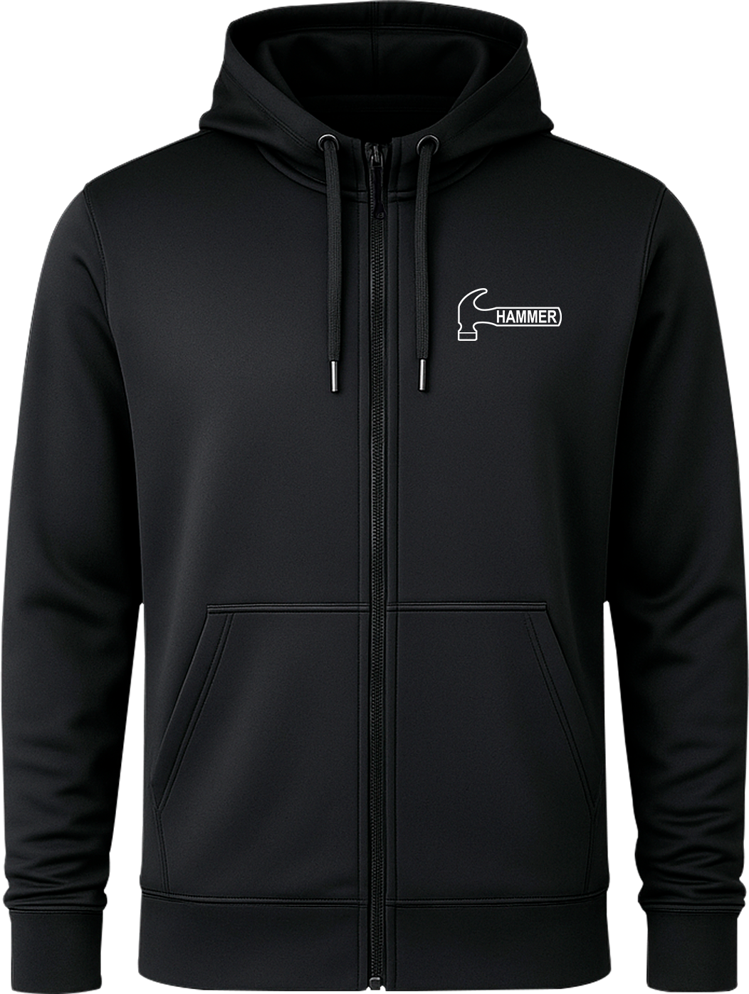 Hammer White Full Zip Hoodie