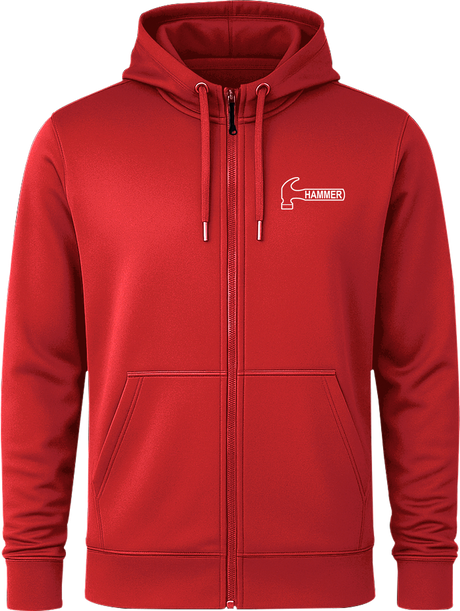 Hammer White Full Zip Hoodie