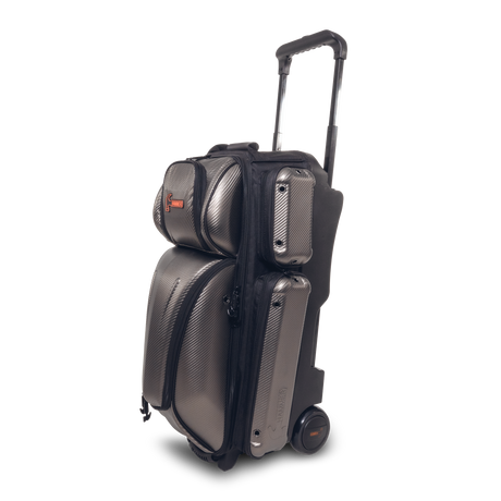 Hammer Carbon Shield 3 Ball Triple Roller Bowling Bag suitcase league tournament play sale discount coupon online pba tour