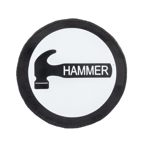 Hammer Circle Shammy Pad Oil absorbing leather on one side Revitalizes ball motion Restores balls original tacky feel Compatible with all cover stocks Provides a recognizable difference after each use Easy to hold 6-inch circular design with printed logo Gift, cheap, sale, bowling ball, clean, wipe, nothing hits like a hammer, pro shop, black widow, brunswick, brands of brusnwick. Free Shipping. Service. 