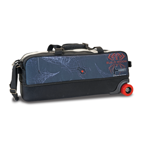Hammer Black Widow Dye Sub Triple 3 Ball Tote Bowling Bag suitcase league tournament play sale discount coupon online pba tour