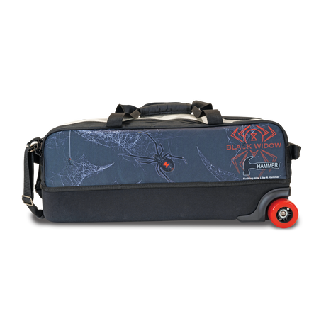 Hammer Black Widow Dye Sub Triple 3 Ball Tote Bowling Bag suitcase league tournament play sale discount coupon online pba tour