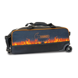 Hammer Flame Dye Sub Triple 3 Ball Tote Bowling Bag suitcase league tournament play sale discount coupon online pba tour