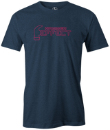 hammer-effect-bowling ball logo tee shirt bowler tshirt