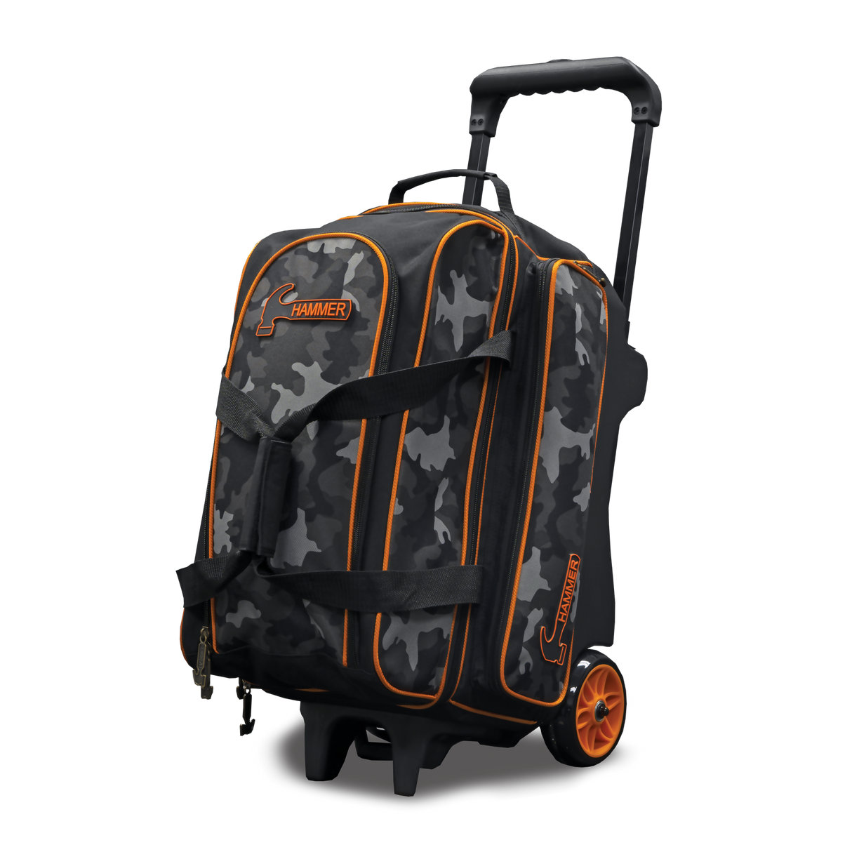 Hammer Premium Deluxe Camo 2 Ball Double Roller Bowling Bag suitcase league tournament play sale discount coupon online pba tour