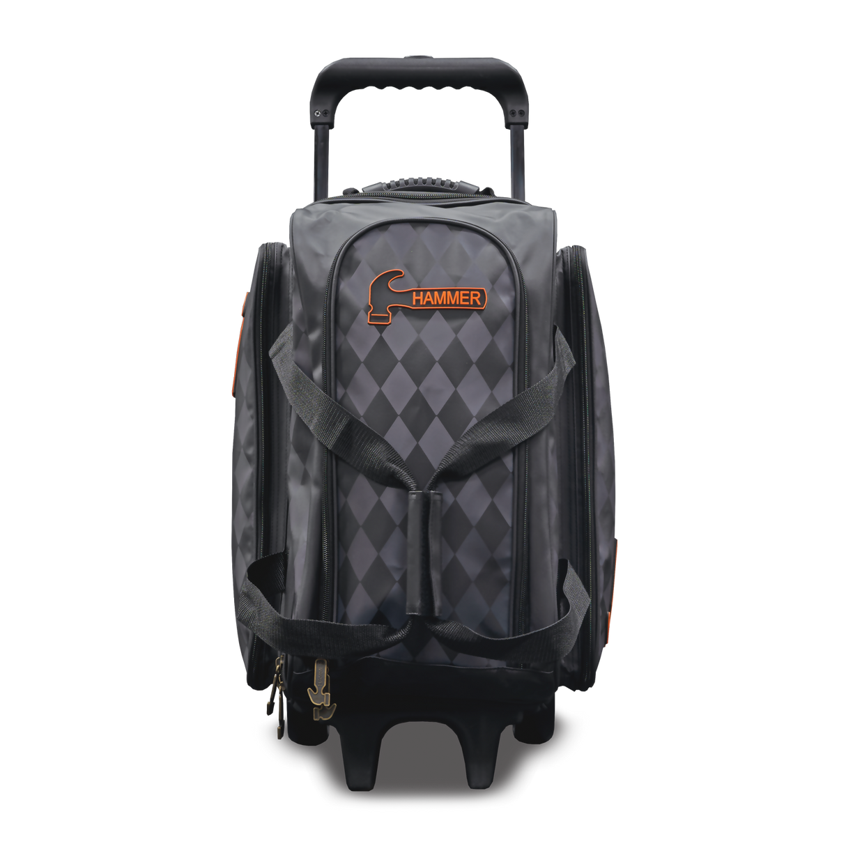 Hammer Premium Deluxe Diamond 2 Ball Double Roller Bowling Bag suitcase league tournament play sale discount coupon online pba tour