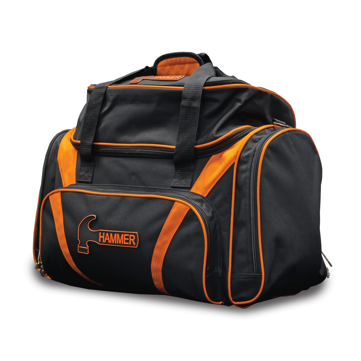 Hammer Premium Deluxe Orange Black Double Tote 2 Ball Bowling Bag suitcase league tournament play sale discount coupon online pba tour