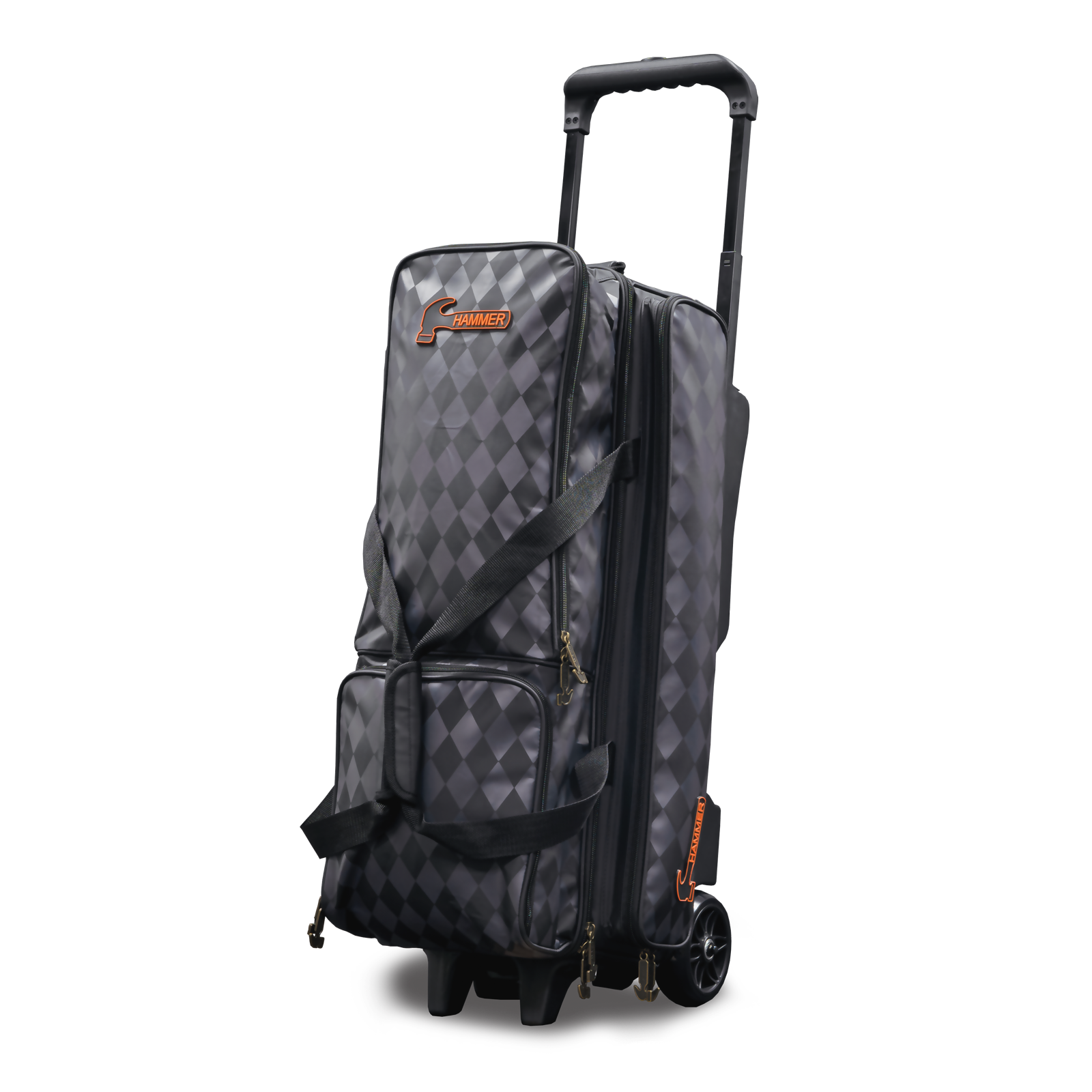 Hammer Premium Deluxe Diamond 3 Ball Roller Bowling Bag Inside Bowling